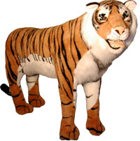 Jumbo plush tiger