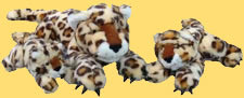 Plush Leopard Family